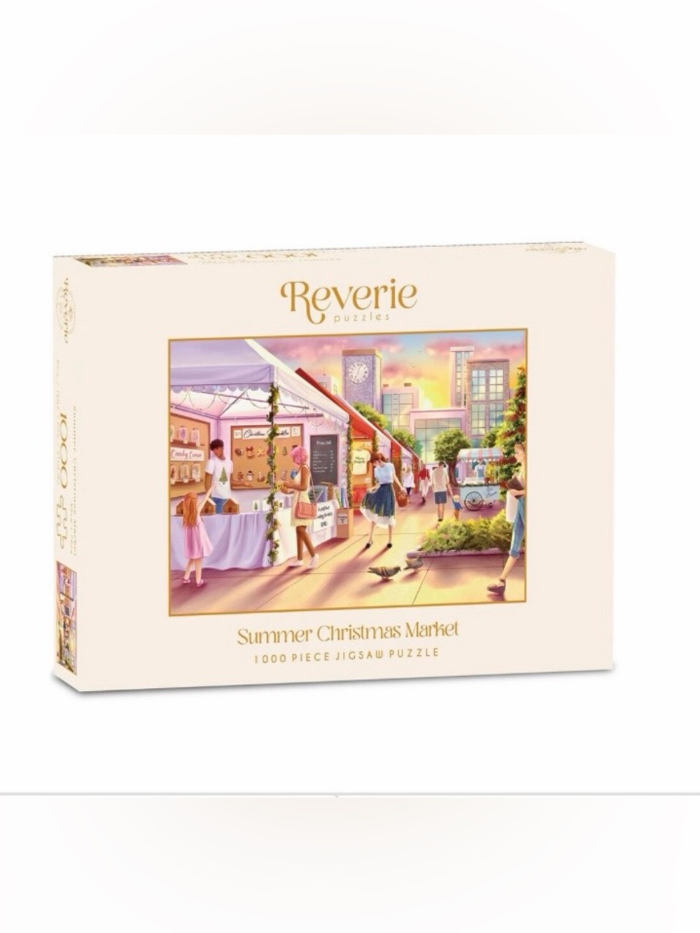 Reverie Puzzles "Summer Christmas Market" 1000-Piece Puzzle